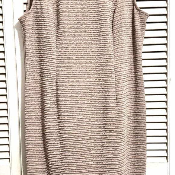 Taupe Cocktail Dress - Picture 4 of 6